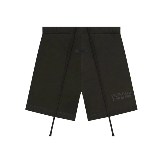 Fear of God Essentials Off Black Shorts