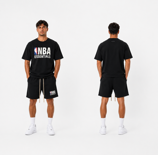NBA Black White Blue Summer Set