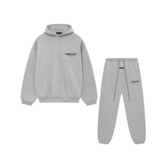 Fear of God Essentials FW24 Light Heather Grey Full Set