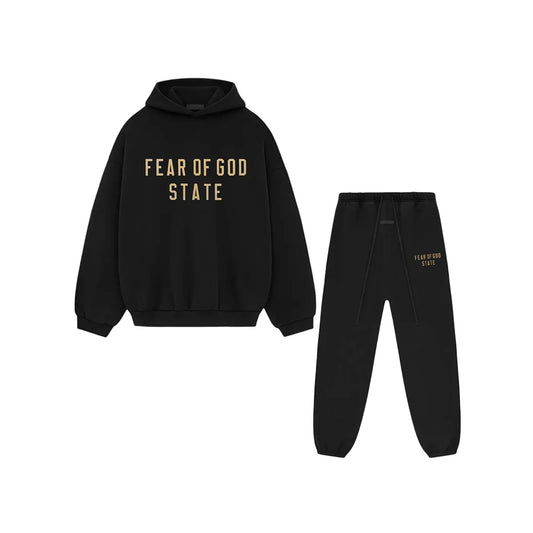 Fear of God Essentials FW24 State Black Yellow Full Set