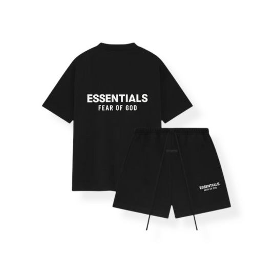 Jet Black White Summer Set