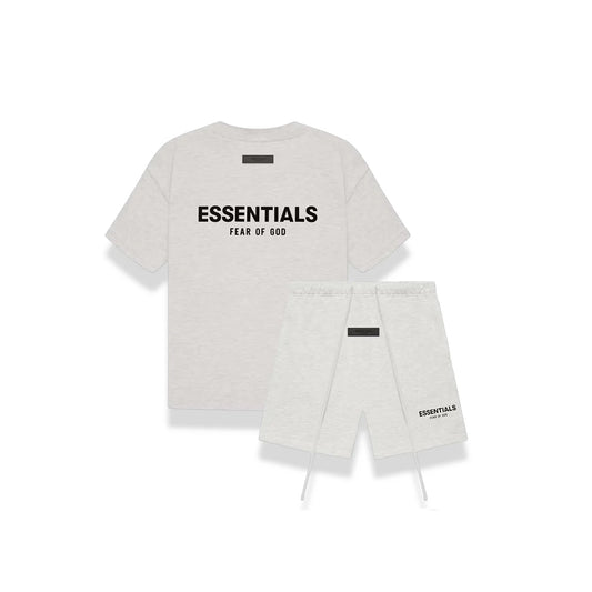 Fear of God Essentials Light Oatmeal Zomer Set