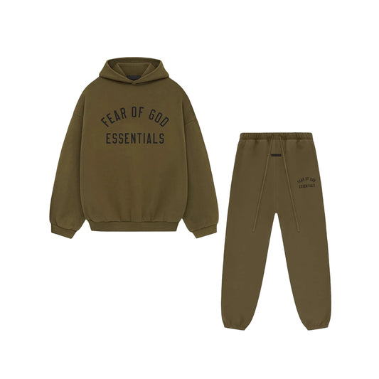 Fear of God Essentials FW24 Olive Full Set